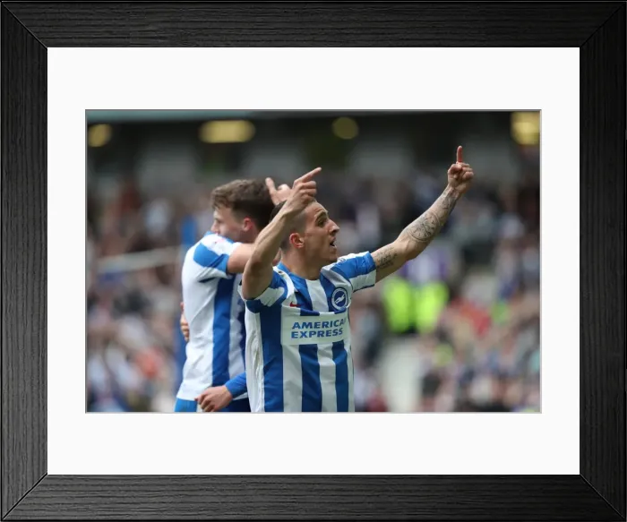 Framed Print : Brighton and Hove Albion vs. Wigan Athletic: A Fierce Sky Bet Championship Clash at the American Express Community Stadium (17APR17) Framed Print : Brighton and Hove Albion vs. Wigan Athletic: A Fierce Sky Bet Championship Clash at the American Express Community Stadium (17APR17)