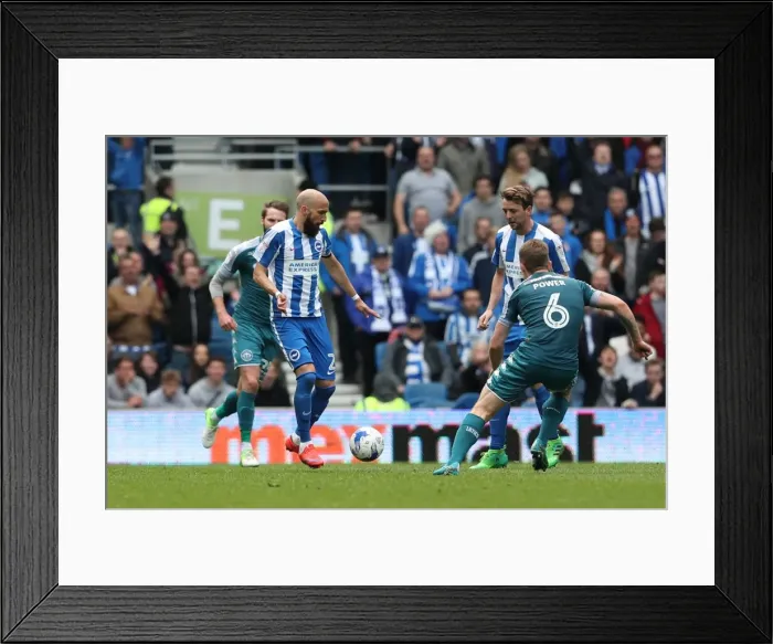 Framed Print : Brighton and Hove Albion vs. Wigan Athletic: A Championship Showdown at the American Express Community Stadium (17APR17) Framed Print : Brighton and Hove Albion vs. Wigan Athletic: A Championship Showdown at the American Express Community Stadium (17APR17)