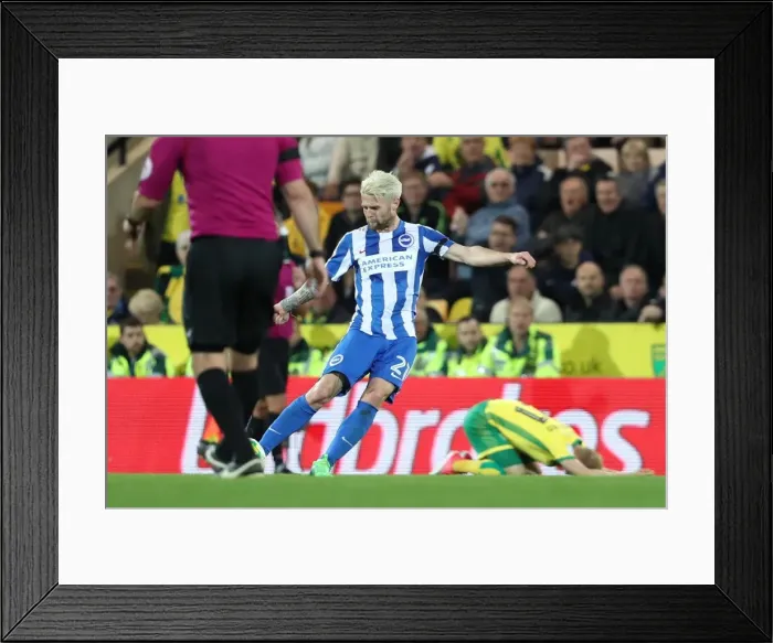 Framed Print : Championship Showdown: Brighton and Hove Albion vs. Norwich City at Carrow Road (21APR17) Framed Print : Championship Showdown: Brighton and Hove Albion vs. Norwich City at Carrow Road (21APR17)