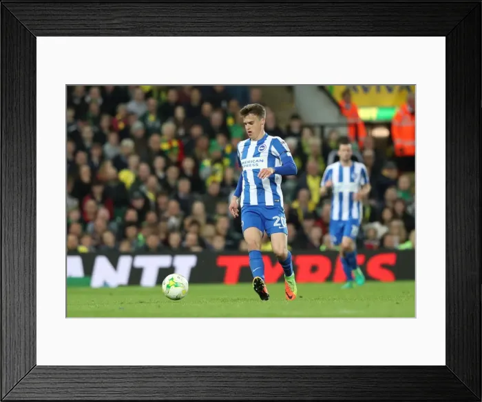 Framed Print : 21APR17: Norwich City vs. Brighton and Hove Albion - Intense EFL Sky Bet Championship Clash at Carrow Road