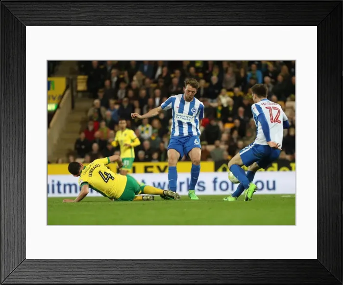 Framed Print : Intense Championship Showdown: Norwich City vs. Brighton & Hove Albion at Carrow Road (21APR17) Framed Print : Intense Championship Showdown: Norwich City vs. Brighton & Hove Albion at Carrow Road (21APR17)