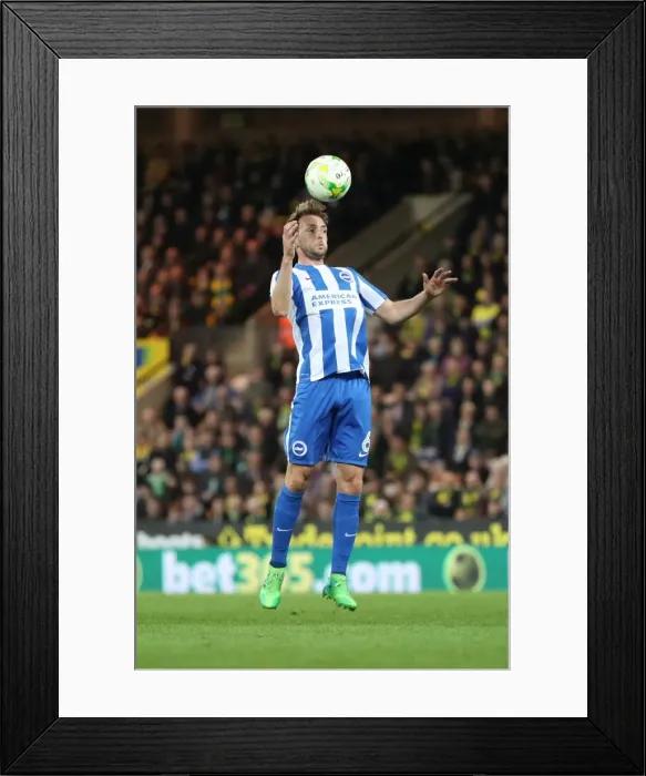 Framed Print : Match action during the EFL Sky Bet Championship game between Norwich City and Brighton Framed Print : Match action during the EFL Sky Bet Championship game between Norwich City and Brighton