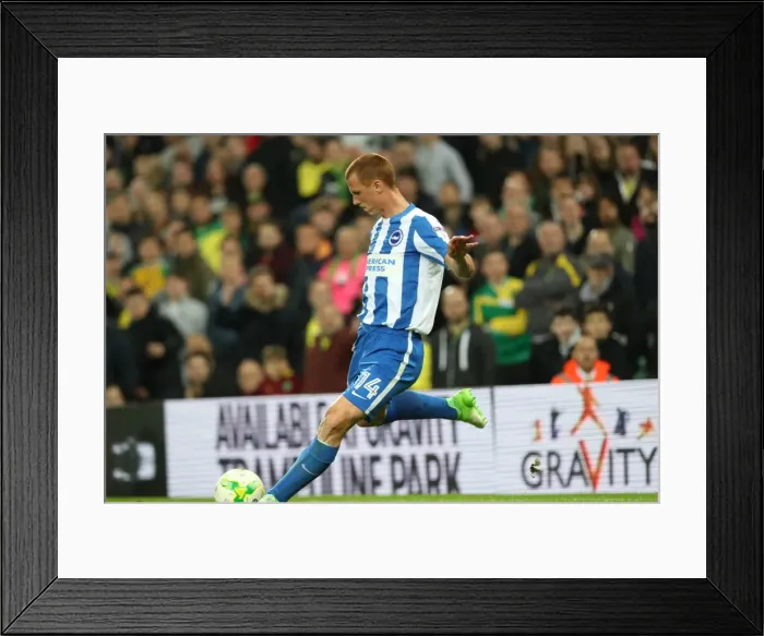 Framed Print : Championship Clash: Norwich City vs. Brighton and Hove Albion at Carrow Road (21APR17) Framed Print : Championship Clash: Norwich City vs. Brighton and Hove Albion at Carrow Road (21APR17)