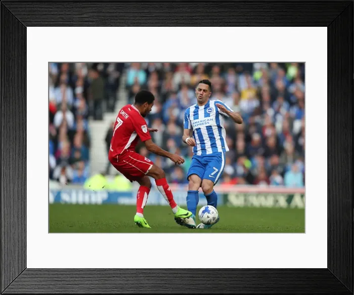 Framed Print : Clash of Midfield Titans: Kayal vs. Smith in Brighton & Hove Albion vs. Bristol City (29APR17) Framed Print : Clash of Midfield Titans: Kayal vs. Smith in Brighton & Hove Albion vs. Bristol City (29APR17)