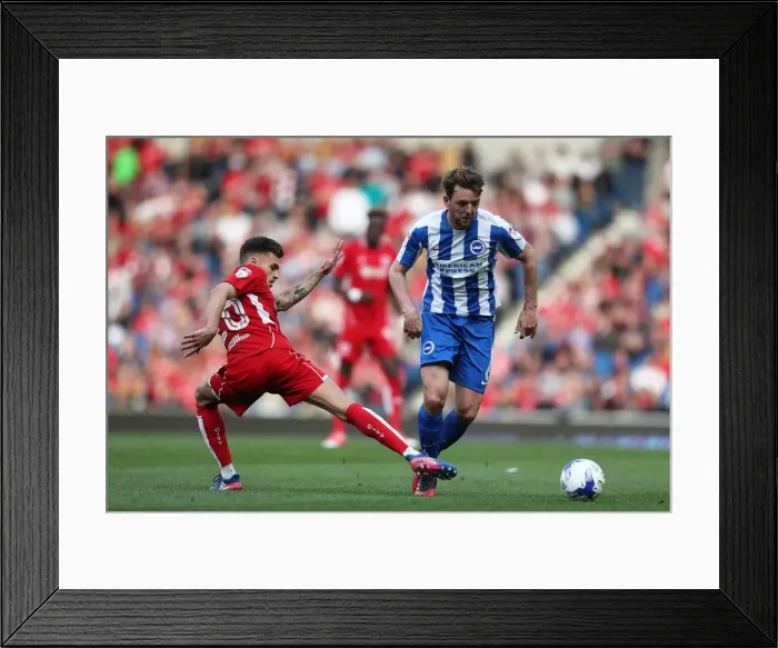 Framed Print : Intense Midfield Clash: Dale Stephens vs. Jamie Paterson (29APR17) Framed Print : Intense Midfield Clash: Dale Stephens vs. Jamie Paterson (29APR17)