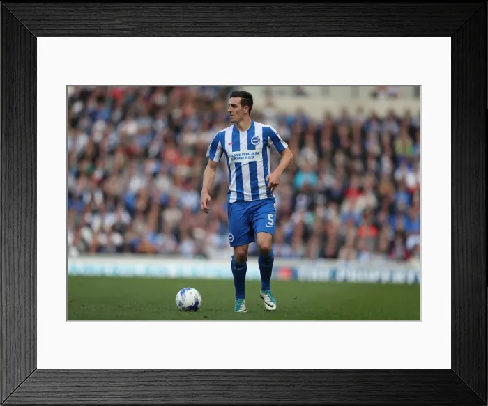 Framed Print : Brighton & Hove Albion's Lewis Dunk in Action Against Bristol City - EFL Sky Bet Championship, 29th April 2017