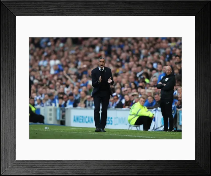 Framed Print : Chris Hughton in Action: Brighton and Hove Albion vs. Bristol City, EFL Sky Bet Championship (29APR17) Framed Print : Chris Hughton in Action: Brighton and Hove Albion vs. Bristol City, EFL Sky Bet Championship (29APR17)