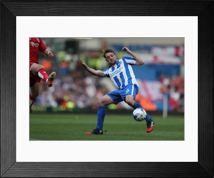 Framed Print : Dale Stephens in Action: Brighton & Hove Albion vs. Bristol City, EFL Sky Bet Championship (29APR17) Framed Print : Dale Stephens in Action: Brighton & Hove Albion vs. Bristol City, EFL Sky Bet Championship (29APR17)