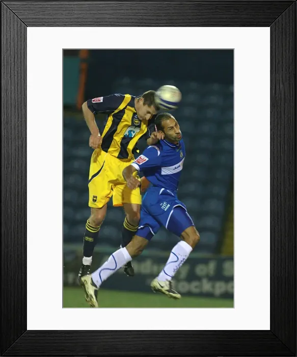 Framed Print : Brighton & Hove Albion 08-09: Away Game at Stockport County Framed Print : Brighton & Hove Albion 08-09: Away Game at Stockport County