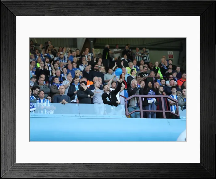Framed Print : Brighton and Hove Albion Fans Celebrate Promotion to Premier League at Villa Park (07MAY17) Framed Print : Brighton and Hove Albion Fans Celebrate Promotion to Premier League at Villa Park (07MAY17)