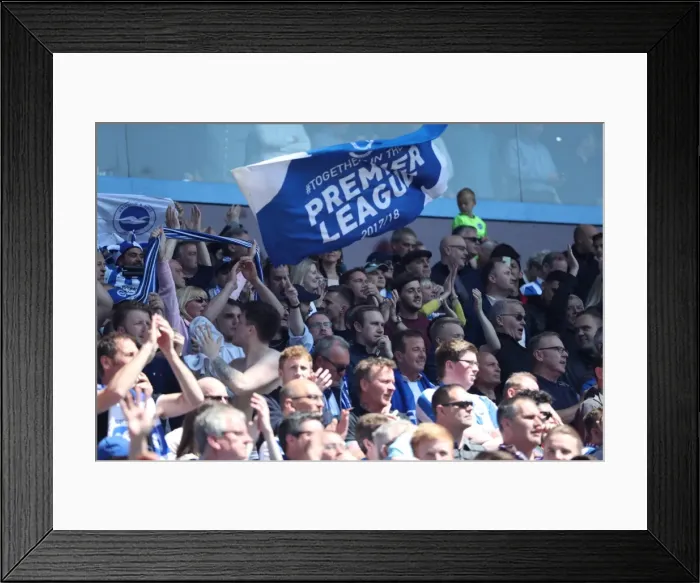 Framed Print : Brighton and Hove Albion Fans Celebrate Promotion to Premier League at Villa Park (07MAY17) Framed Print : Brighton and Hove Albion Fans Celebrate Promotion to Premier League at Villa Park (07MAY17)