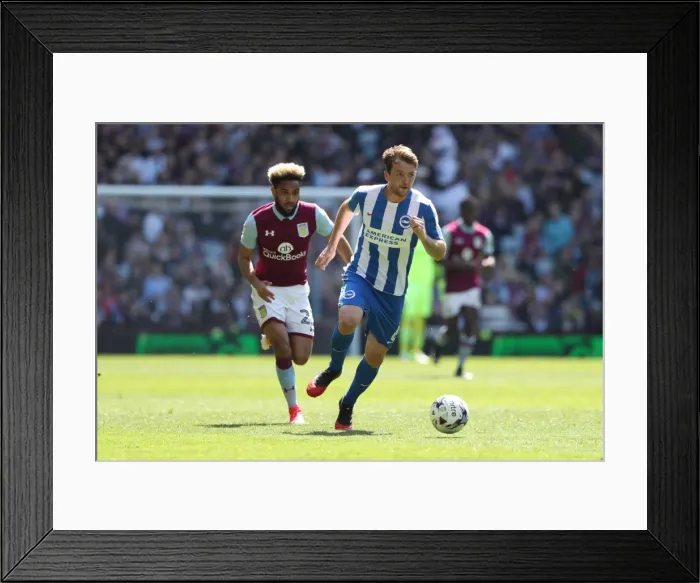 Framed Print : Championship Showdown: Brighton and Hove Albion vs. Aston Villa (07MAY17) - Villa Park Framed Print : Championship Showdown: Brighton and Hove Albion vs. Aston Villa (07MAY17) - Villa Park