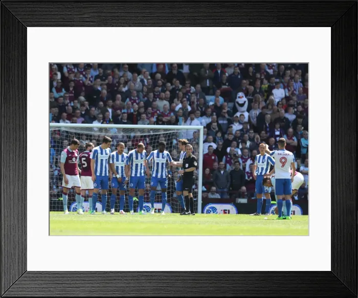 Framed Print : Championship Showdown: Aston Villa vs. Brighton and Hove Albion (07MAY17) - Battle for Promotion Framed Print : Championship Showdown: Aston Villa vs. Brighton and Hove Albion (07MAY17) - Battle for Promotion