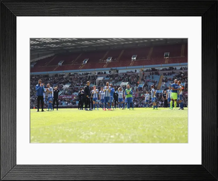 Framed Print : Championship Showdown: Aston Villa vs. Brighton & Hove Albion at Villa Park (7 May 2017) Framed Print : Championship Showdown: Aston Villa vs. Brighton & Hove Albion at Villa Park (7 May 2017)