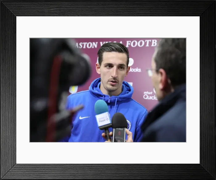 Framed Print : Brighton and Hove Albion vs. Aston Villa: EFL Sky Bet Championship Showdown at Villa Park (May 7, 2017)