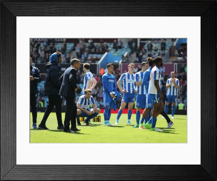 Framed Print : Brighton and Hove Albion vs. Aston Villa: EFL Sky Bet Championship Clash at Villa Park (07MAY17) Framed Print : Brighton and Hove Albion vs. Aston Villa: EFL Sky Bet Championship Clash at Villa Park (07MAY17)