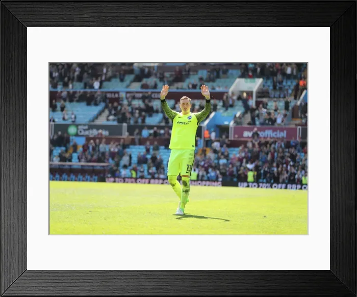 Framed Print : Brighton and Hove Albion vs. Aston Villa: EFL Sky Bet Championship Showdown at Villa Park (07MAY17)