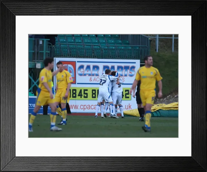 Framed Print : Brighton & Hove Albion vs Colchester United: 2008-09 Home Season