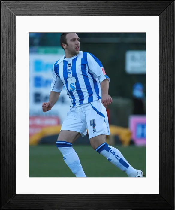 Framed Print : Brighton & Hove Albion: A Nostalgic Look Back at the 2008-09 Home Game vs Colchester United