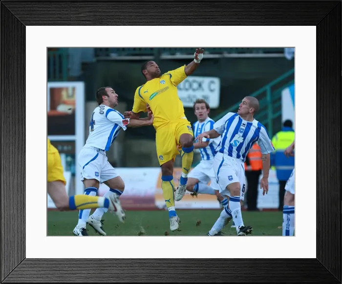 Framed Print : Brighton & Hove Albion vs Colchester United: A Home Battle (2008-09)