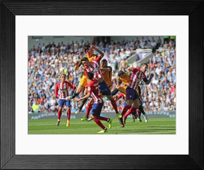Framed Print : Brighton and Hove Albion vs Atletico de Madrid: Pre-Season Battle at the American Express Community Stadium (August 6, 2017) Framed Print : Brighton and Hove Albion vs Atletico de Madrid: Pre-Season Battle at the American Express Community Stadium (August 6, 2017)