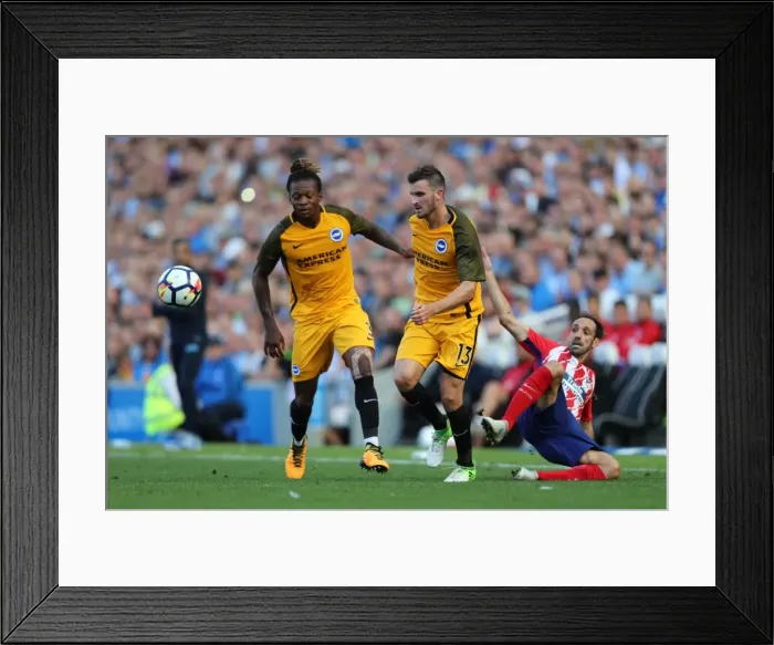 Framed Print : Brighton and Hove Albion vs Atletico de Madrid: Pre-Season Clash at the American Express Community Stadium (06.08.2017)