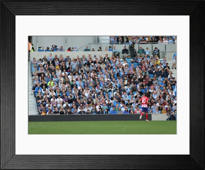 Framed Print : Sea of Supporters: Brighton and Hove Albion vs Atletico de Madrid at American Express Community Stadium (06AUG17) Framed Print : Sea of Supporters: Brighton and Hove Albion vs Atletico de Madrid at American Express Community Stadium (06AUG17)