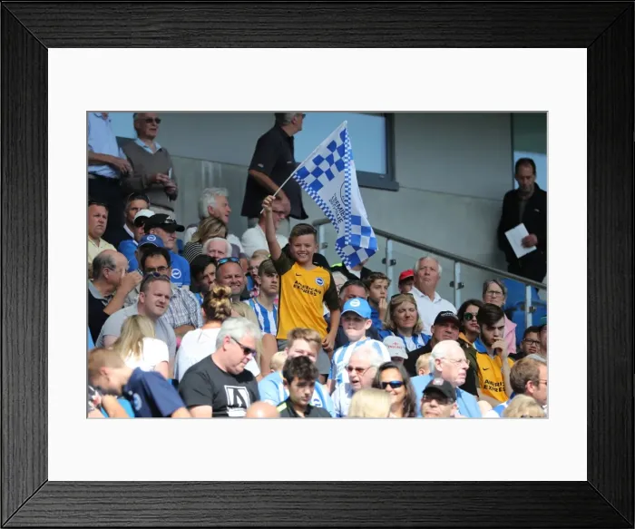 Framed Print : Sea of Supporters: Brighton and Hove Albion vs Atletico de Madrid at the American Express Community Stadium (06AUG17) Framed Print : Sea of Supporters: Brighton and Hove Albion vs Atletico de Madrid at the American Express Community Stadium (06AUG17)