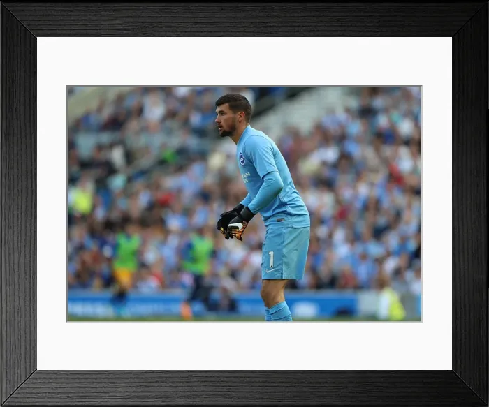 Framed Print : Mathew Ryan in Action: Brighton & Hove Albion vs Atletico de Madrid (06AUG17) Framed Print : Mathew Ryan in Action: Brighton & Hove Albion vs Atletico de Madrid (06AUG17)