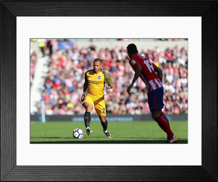 Framed Print : Brighton & Hove Albion vs Atletico Madrid: Rosenior in Pre-Season Clash (06.08.17) Framed Print : Brighton & Hove Albion vs Atletico Madrid: Rosenior in Pre-Season Clash (06.08.17)