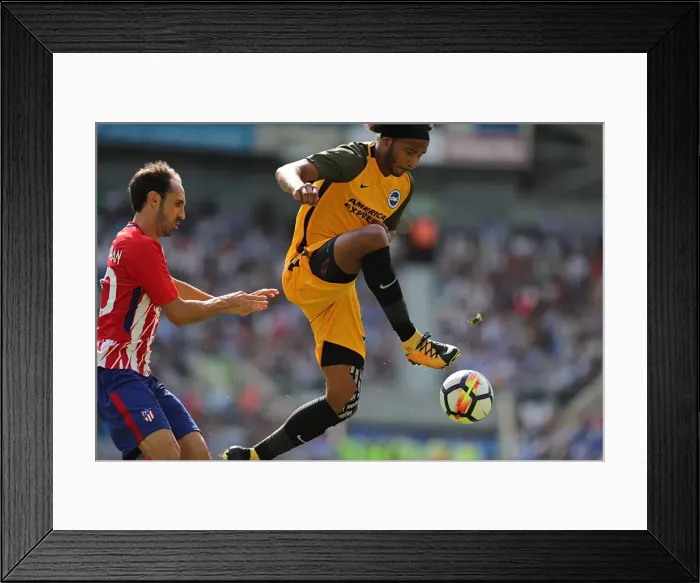 Framed Print : Brighton & Hove Albion vs Atletico Madrid: Isaiah Brown's Action-Packed Performance (06AUG17) Framed Print : Brighton & Hove Albion vs Atletico Madrid: Isaiah Brown's Action-Packed Performance (06AUG17)