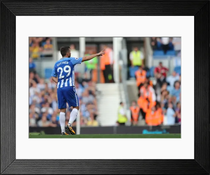 Framed Print : Brighton and Hove Albion vs Manchester City: Premier League Showdown at American Express Community Stadium (August 12, 2017) Framed Print : Brighton and Hove Albion vs Manchester City: Premier League Showdown at American Express Community Stadium (August 12, 2017)