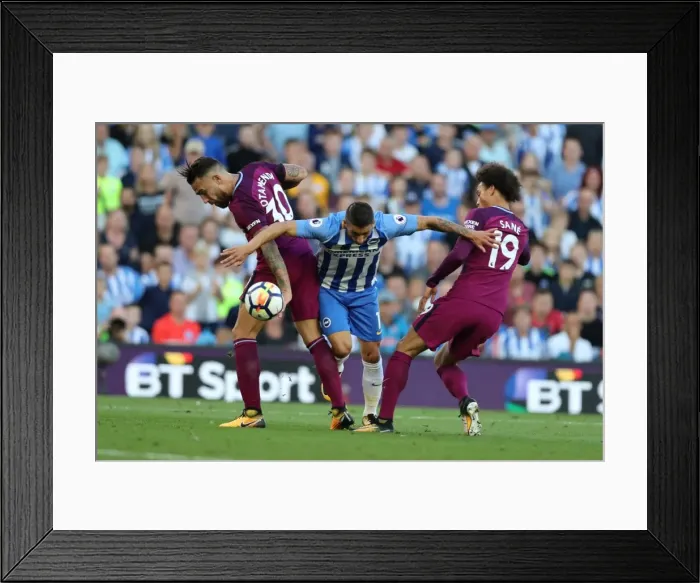 Framed Print : Brighton and Hove Albion vs Manchester City: Premier League Showdown at American Express Community Stadium (August 12, 2017) Framed Print : Brighton and Hove Albion vs Manchester City: Premier League Showdown at American Express Community Stadium (August 12, 2017)