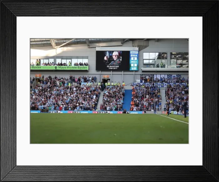 Framed Print : Brighton and Hove Albion vs Manchester City: Premier League Showdown at American Express Community Stadium (August 12, 2017) Framed Print : Brighton and Hove Albion vs Manchester City: Premier League Showdown at American Express Community Stadium (August 12, 2017)