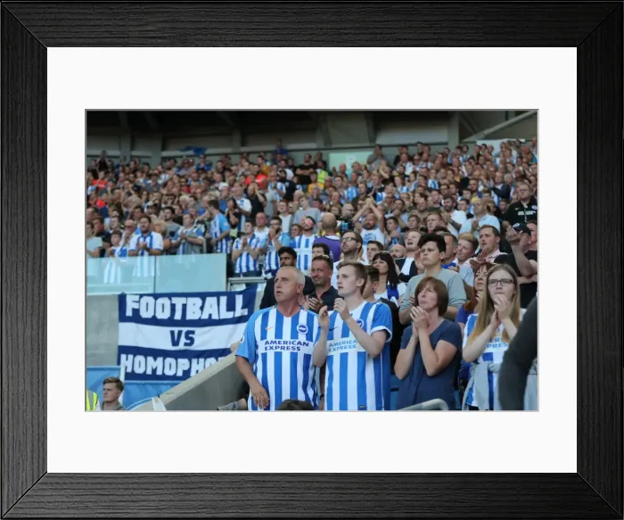Framed Print : Brighton and Hove Albion vs Manchester City: Premier League Showdown at American Express Community Stadium (August 12, 2017) Framed Print : Brighton and Hove Albion vs Manchester City: Premier League Showdown at American Express Community Stadium (August 12, 2017)