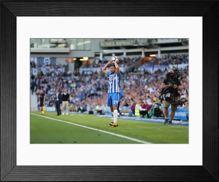 Framed Print : Brighton and Hove Albion vs Manchester City: Premier League Showdown at American Express Community Stadium (August 12, 2017) Framed Print : Brighton and Hove Albion vs Manchester City: Premier League Showdown at American Express Community Stadium (August 12, 2017)