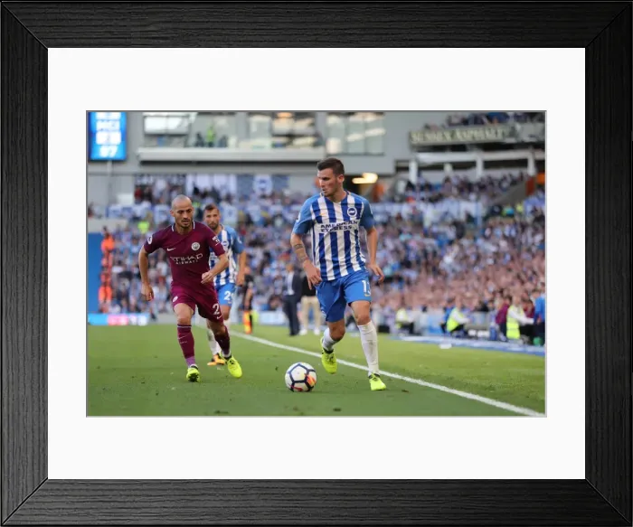 Framed Print : Brighton and Hove Albion vs Manchester City: Premier League Showdown at American Express Community Stadium (August 12, 2017) Framed Print : Brighton and Hove Albion vs Manchester City: Premier League Showdown at American Express Community Stadium (August 12, 2017)