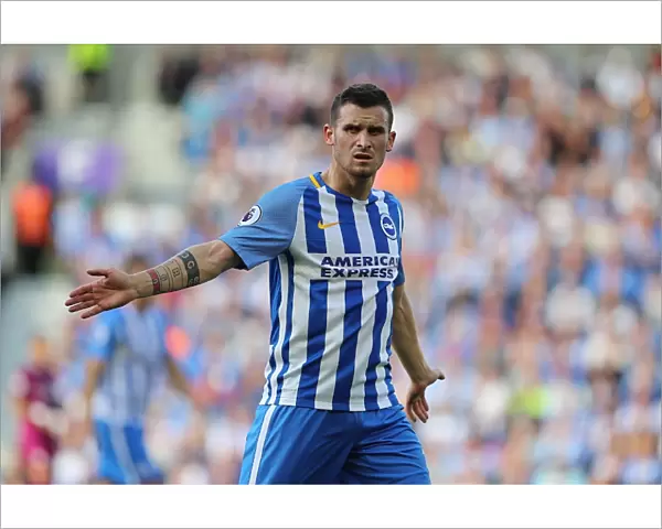 Brighton & Hove Albion vs Manchester City: Pascal Gross in Action (Premier League, 12th August 2017)