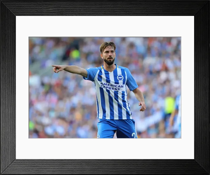 Framed Print : Brighton & Hove Albion vs Manchester City: Davy Propper's Premier League Debut (12th August 2017) Framed Print : Brighton & Hove Albion vs Manchester City: Davy Propper's Premier League Debut (12th August 2017)