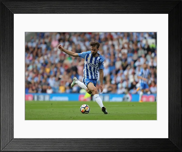 Framed Print : Davy Propper Faces Manchester City: Brighton & Hove Albion vs. Premier League Champions (12AUG17)