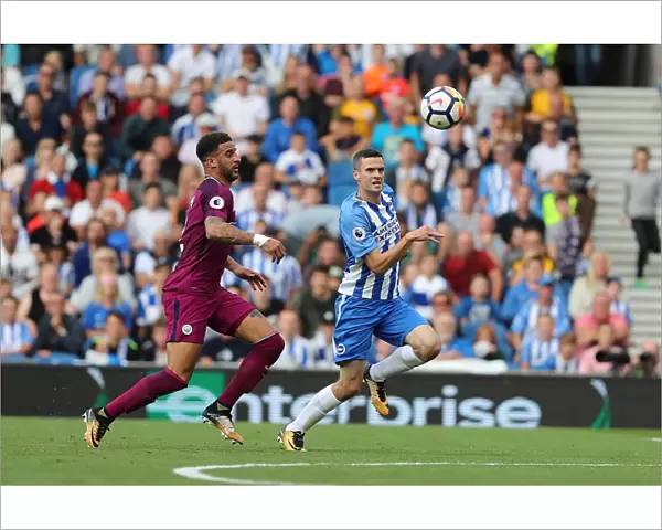 Jamie Murphy vs Kyle Walker Clash: Brighton & Hove Albion vs Manchester City, Premier League (12th August 2017)