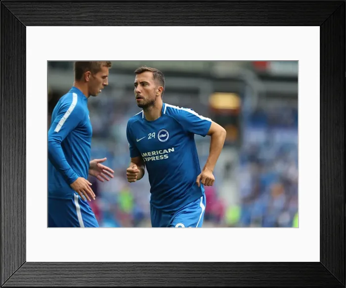Framed Print : Markus Suttner in Action: Brighton & Hove Albion vs Manchester City (Premier League, 12th August 2017) Framed Print : Markus Suttner in Action: Brighton & Hove Albion vs Manchester City (Premier League, 12th August 2017)