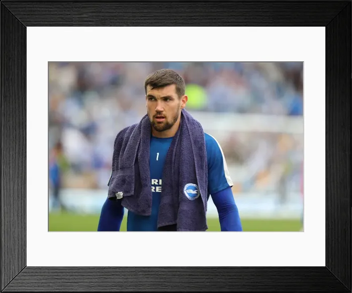 Framed Print : Mathew Ryan in Action: Brighton & Hove Albion vs Manchester City, August 12, 2017 Framed Print : Mathew Ryan in Action: Brighton & Hove Albion vs Manchester City, August 12, 2017