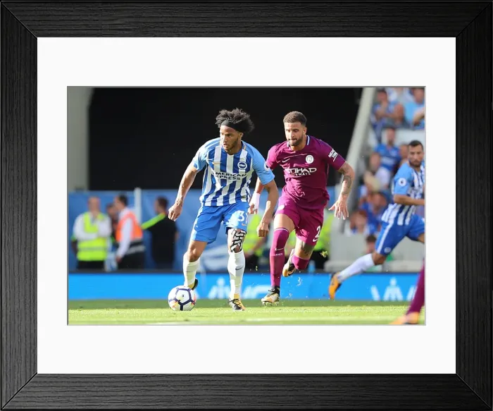Framed Print : Brighton & Hove Albion vs Manchester City: Isaiah Brown's Premier League Debut, August 12, 2017 Framed Print : Brighton & Hove Albion vs Manchester City: Isaiah Brown's Premier League Debut, August 12, 2017