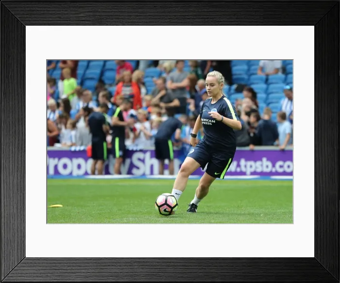 Framed Print : Young Seagulls in Training: Open Session at American Express Community Stadium (August 15, 2017)