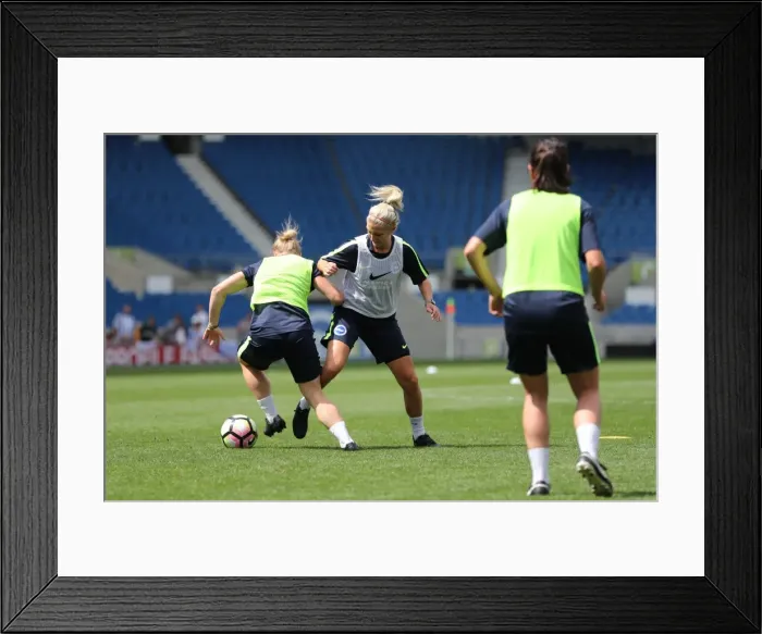 Framed Print : Young Seagulls in Training: Open Session at American Express Community Stadium (August 15, 2017) Framed Print : Young Seagulls in Training: Open Session at American Express Community Stadium (August 15, 2017)