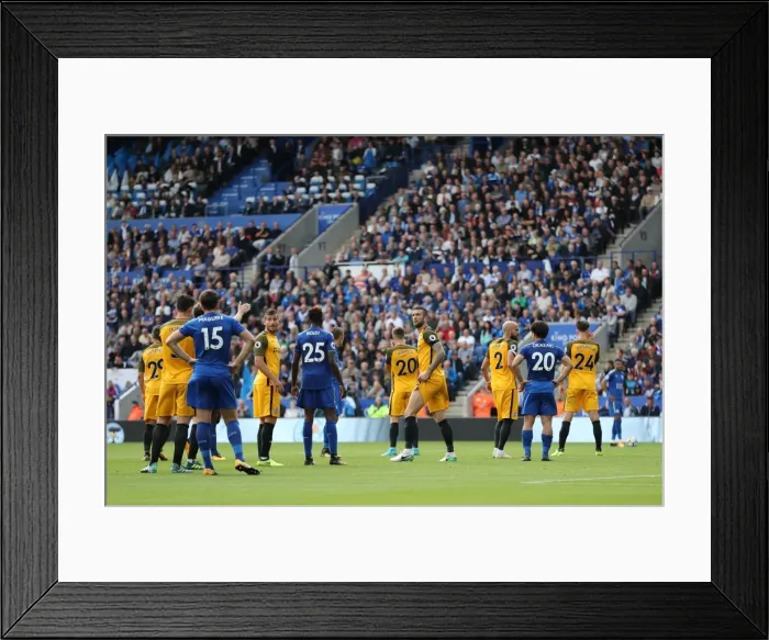 Framed Print : Premier League Showdown: Leicester City vs. Brighton & Hove Albion at King Power Stadium (19Aug17) Framed Print : Premier League Showdown: Leicester City vs. Brighton & Hove Albion at King Power Stadium (19Aug17)