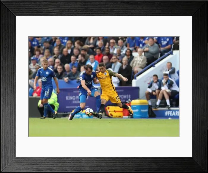 Framed Print : 19Aug17: Premier League Showdown - Leicester City vs. Brighton & Hove Albion at King Power Stadium Framed Print : 19Aug17: Premier League Showdown - Leicester City vs. Brighton & Hove Albion at King Power Stadium