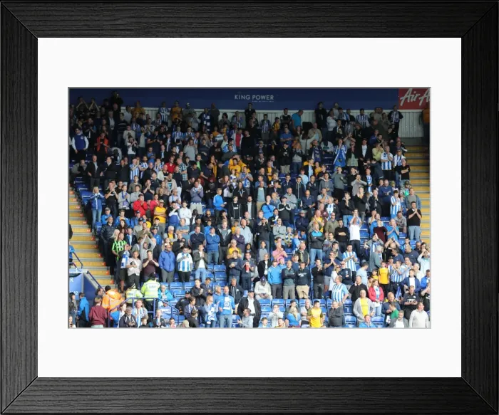 Framed Print : Premier League 19Aug17: Leicester City vs. Brighton & Hove Albion - Intense Clash at King Power Stadium Framed Print : Premier League 19Aug17: Leicester City vs. Brighton & Hove Albion - Intense Clash at King Power Stadium