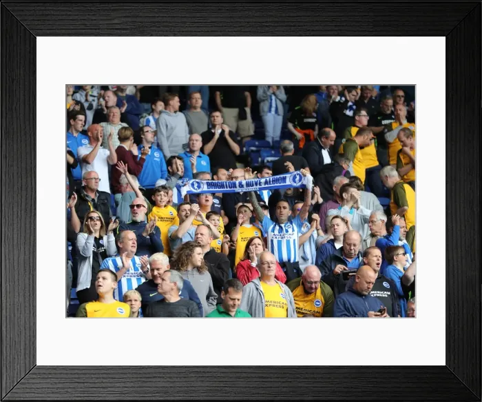 Framed Print : Premier League Showdown: Leicester City vs. Brighton & Hove Albion (19Aug17) Framed Print : Premier League Showdown: Leicester City vs. Brighton & Hove Albion (19Aug17)